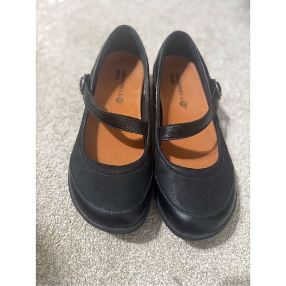 Merrell Dassie Mary Jane Shoes Espresso Brown Leather Slip On Women US Size 7 - Picture 1 of 7